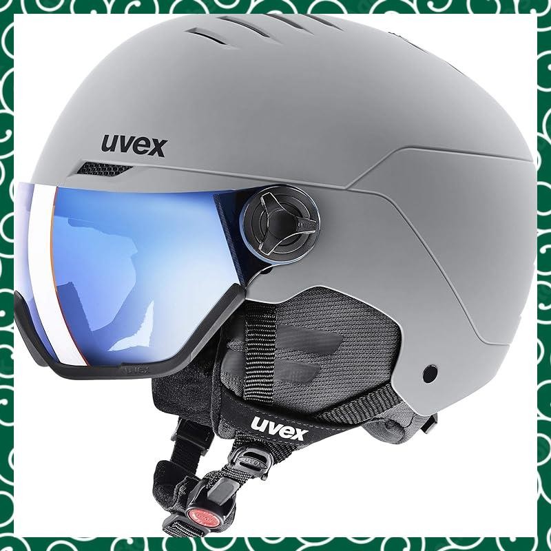 Uvex ski/snowboard visor helmet dial size adjustment eyeglass use possible wanted visor Glacier/Rhin