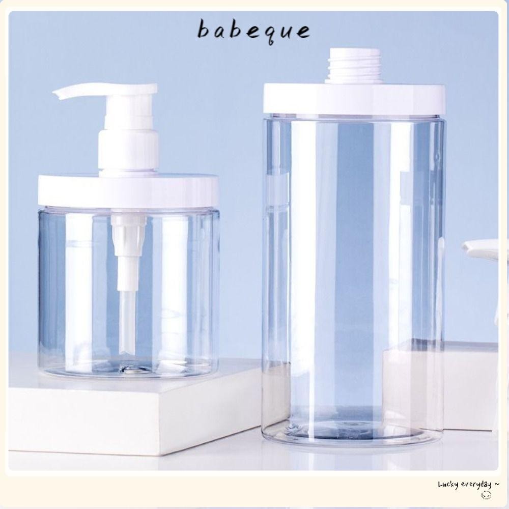 เครื่องจ่ายสบู่อาบน้ํา บาเบเก้,เครื่องจ่ายขวดปั๊ม 500/1000 มล.,ขวดเก็บสัตว์เลี้ยงปากกว้างความจุขนาดใหญ่สําหรับแชมพูครีมนวดโลชั่น