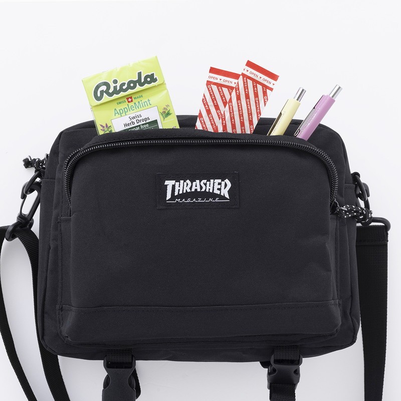 Thrasher Messenger Bag กระเป๋าสะพายหลายกระเป๋าความจุขนาดใหญ่ผู้ชาย