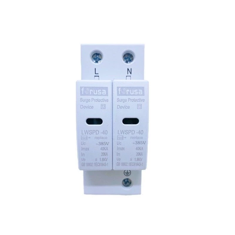 SPD AC ป้องกันฟ้าผ่า 2P 220v surge protective device