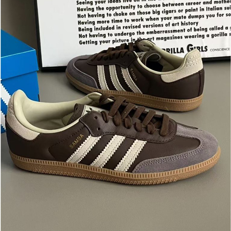 ✨🔥พร้อมส่ง🔥✨ Adidas Samba OG （B75807）（ B75806）（ ID1481）（ IG1987）（ ID6024）（ IH4881）รองเท้าผ้าใบ （รับประกันของแท้ 100%）