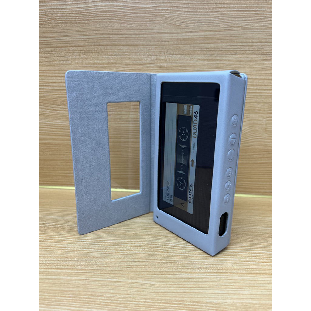 ของแท้หนังเกราะป้องกันผิวสําหรับ Sony Walkman NW-ZX700 ZX706 ZX707