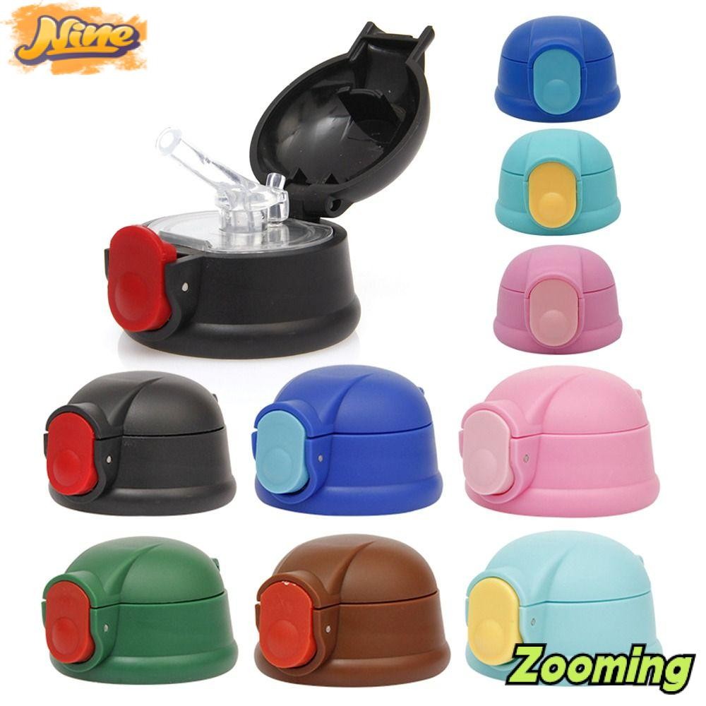 Zooming 2 ชิ้นเด็กถ้วยฝาปิด Thermos เปลี่ยนของขวัญซิลิโคน Tumbler ฝาปิด