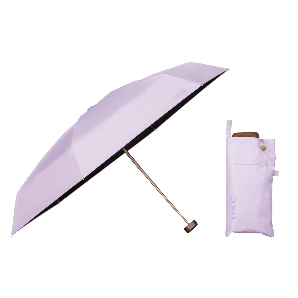 [Direct from Japan]
Wpc. Ultimate Umbrella UVO Folding Umbrella / 5-Section Solid Lavender 《100% Sha