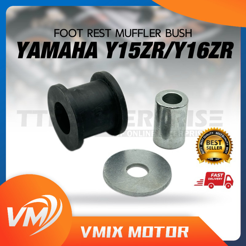 YAMAHA Y15ZR / Y16ZR FOOT REST MUFFLER BUSH FOOTREST BUSH EXHAUST Y15 ZR Y16 ZR