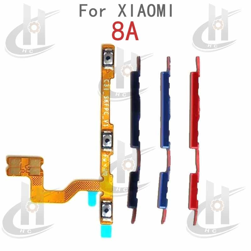 อะไหล่ทดแทนสําหรับ Xiaomi Redmi 8A ปุ่มปรับระดับเสียงและไฟด้านข้าง Flex Cable