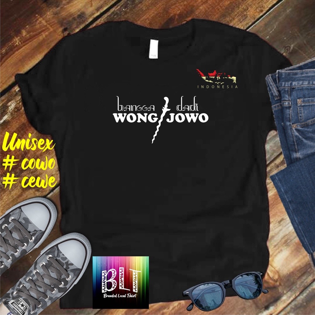 Bngga Jadi Wong Jowo T-SHIRTS / JAVANESE EXPRESSION T-SHIRTS BANDUNG T-SHIRTS HIT NAMPOOL DISTRO T-S