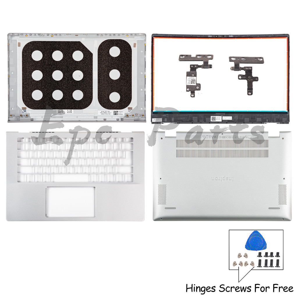 ฝาครอบใหม่สําหรับ Dell Inspiron 14 5401 5402 5405 5408 5409 P130G 0WK1KG กรอบ 0T23C6 0CXCY0 บานพับบน