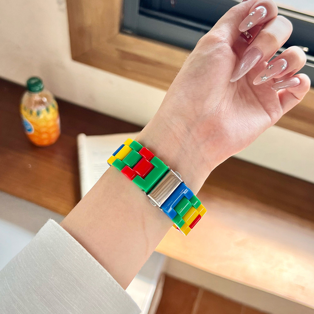 Y2k น่ารัก Iridescent PC Splicing สําหรับ Honor Watch Choice 2i นาฬิกาสําหรับ Honor Choice 2i นาฬิกาสายคล้องคอสายรัดข้อมือสร้อยข้อมือ - รูปที่ 5