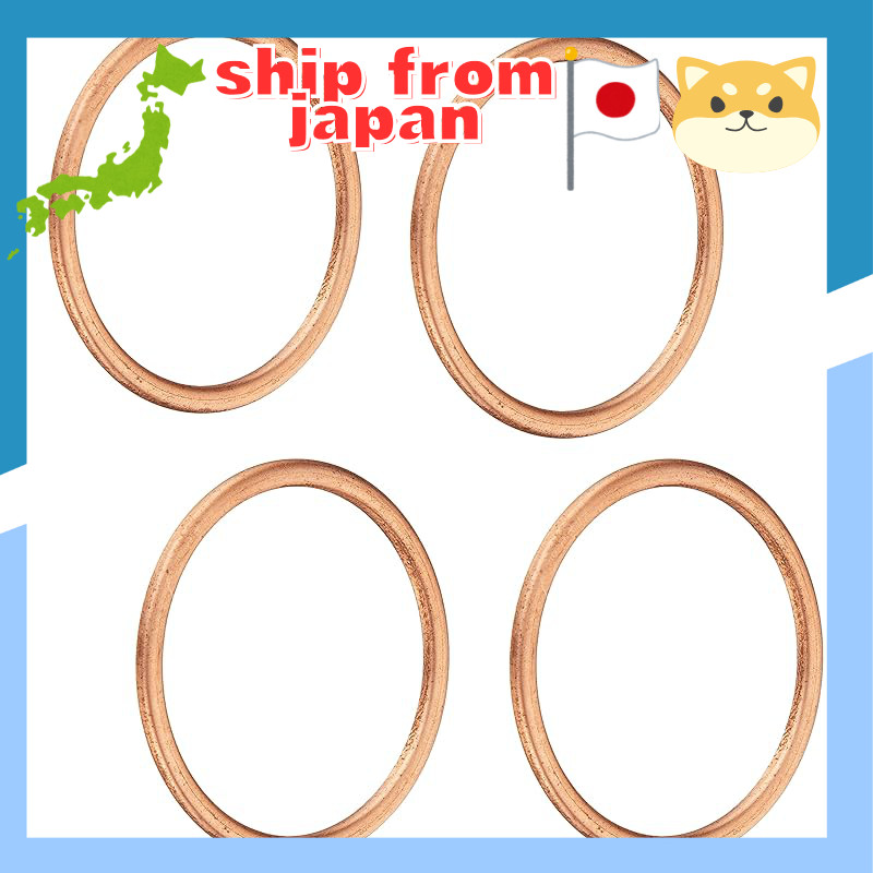 KITACO Exhaust Muffler Gasket XK-17 for Ninja ZX-25R/SE (ZX250E) 963-4000017