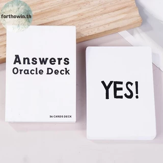 Forthewin คําตอบ Oracle Deck 36 การ์ดข้อความ Keywords และความหมาย Family Gathering Divination Deck รุ่นการ์ดเกม th