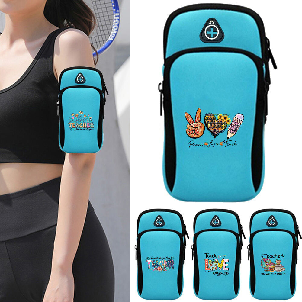 Arm Pouch Running Porch Bag Arm Belt Wrist Bag for Running Jogging Armband Phone Case Teachers Day