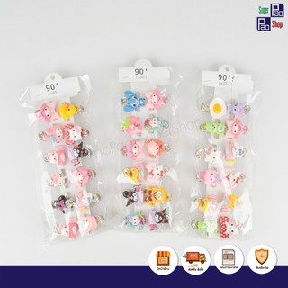 ตัวหนีบเข็มขัดนักเรียน นักศึกษา ลายการ์ตูน sanrio ตัวล็อกสายเข็มขัด ตัวหนีบกระดาษ เอกสาร ที่หนีบเข็มขัดลายการ์ตูน