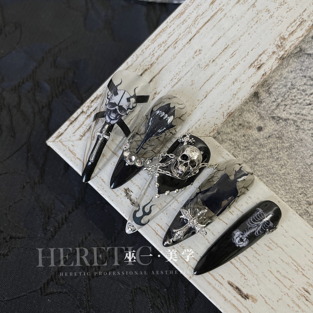 [CORAL SEA] Darkness-Witch One Devils Kiss Nail Stickers Nail Stickers Nail Stickers Nail Stickers D