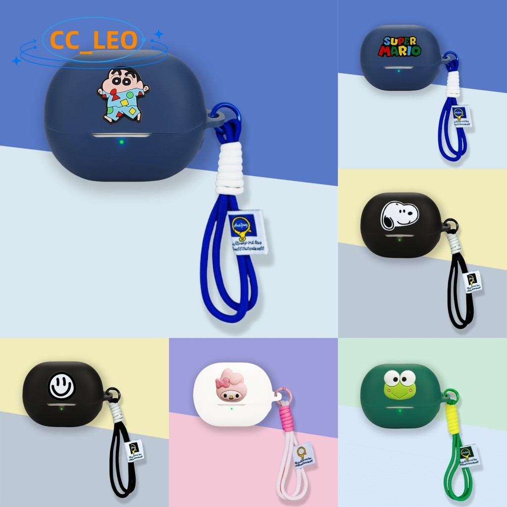 Case for SoundPeats Air5 Pro+ Silicone Soft Case Cute Lanyard Pendant Cartoon SoundPeats Air5 Pro Sh