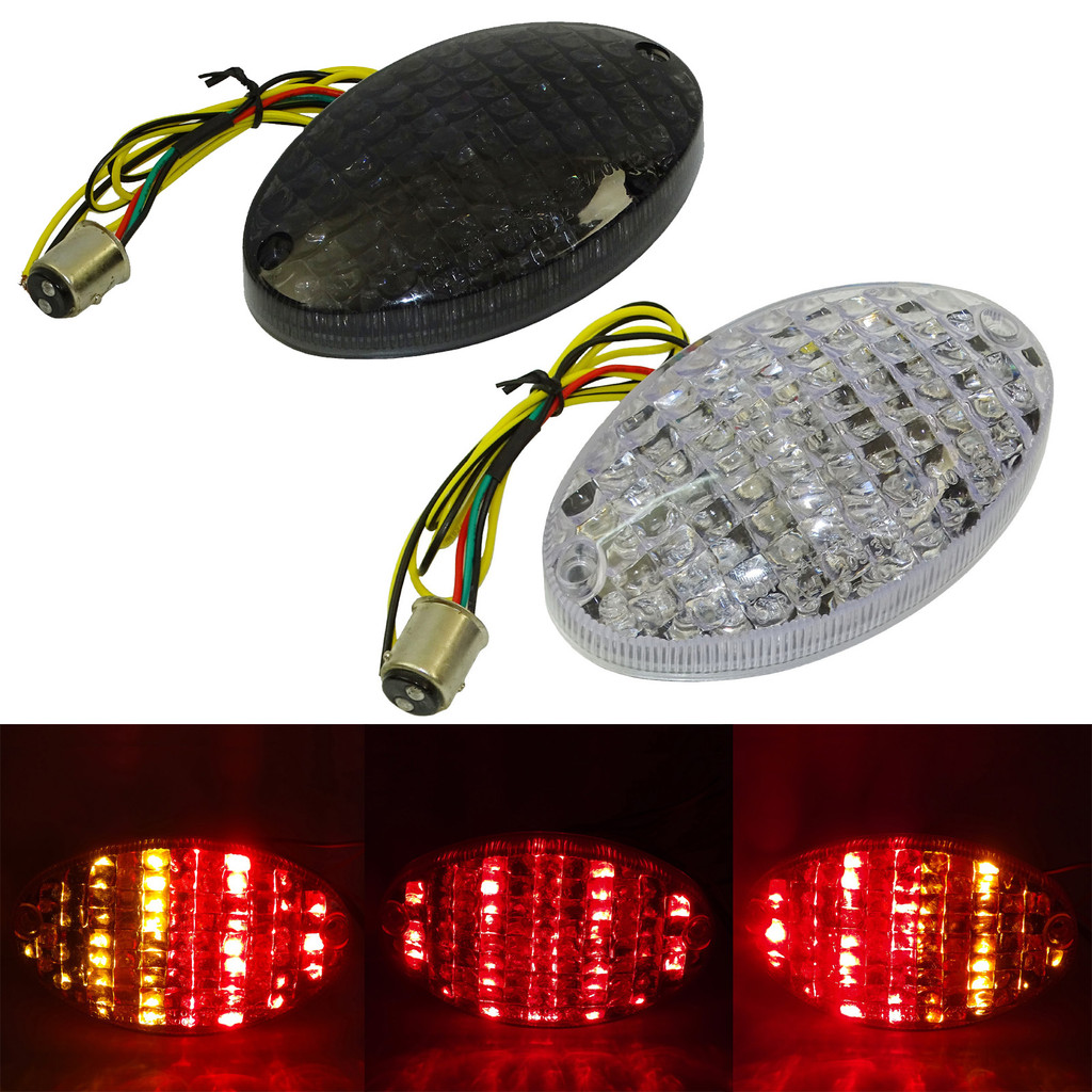 เหมาะสําหรับ BUELL Lightning 1125CR 1125R ไฟท้าย LED ดัดแปลงไฟเลี้ยวเบรค