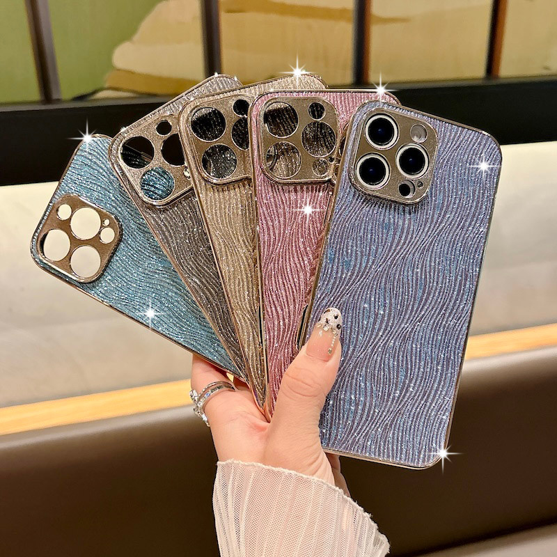 เงาGlitterชุบสําหรับOPPO A3 A3X A6s A6 A6X A5 PRO A5X Reno 15 15F 14 12 13 Pro Max 12F 13F 14F 5Gกล้องเกราะป้องกันฝาครอบกันกระแทก