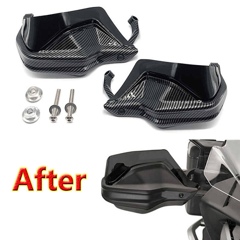 GR1250GS 2019-2023 R 1200GS Deflector Shield Handguards ป้องกันมือ Guards คาร์บอน Fit สำหรับ BMW R12