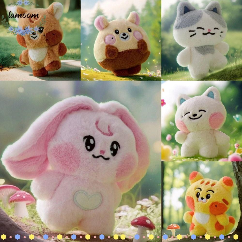 LAMOO Ive ตุ๊กตาตุ๊กตา, Kpop Cotton Won Young ตุ๊กตาของเล่น, การ์ตูน Ive รูป Plushies ของขวัญ