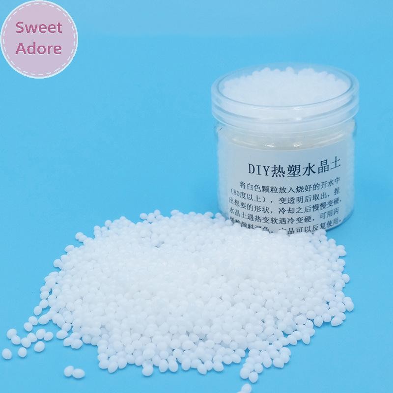 Sweetadore 50g/100g Polymorph เทอร์โมพลาสติกที่เป็นมิตร aka Polycaprolactone Polymorph เม็ด DIY เซรามิคเครื่องมือคุณภาพสูง TH