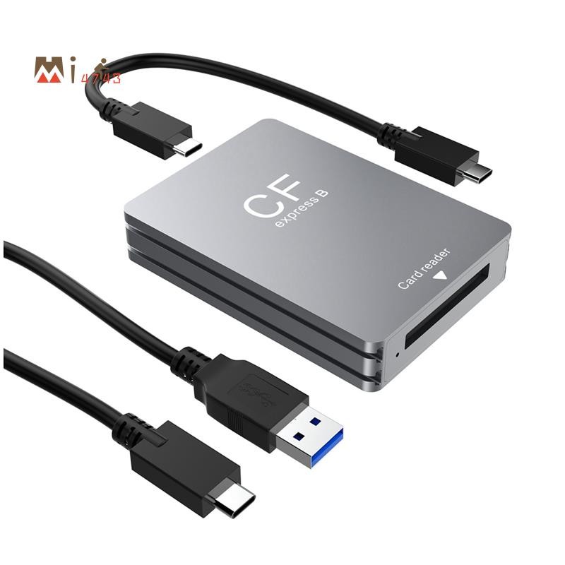 Mi4743CFexpress Type B Card Reader USB3.2 Gen2 10Gbps CFexpress Reader อะแดปเตอร์การ์ดหน่วยความจําพร