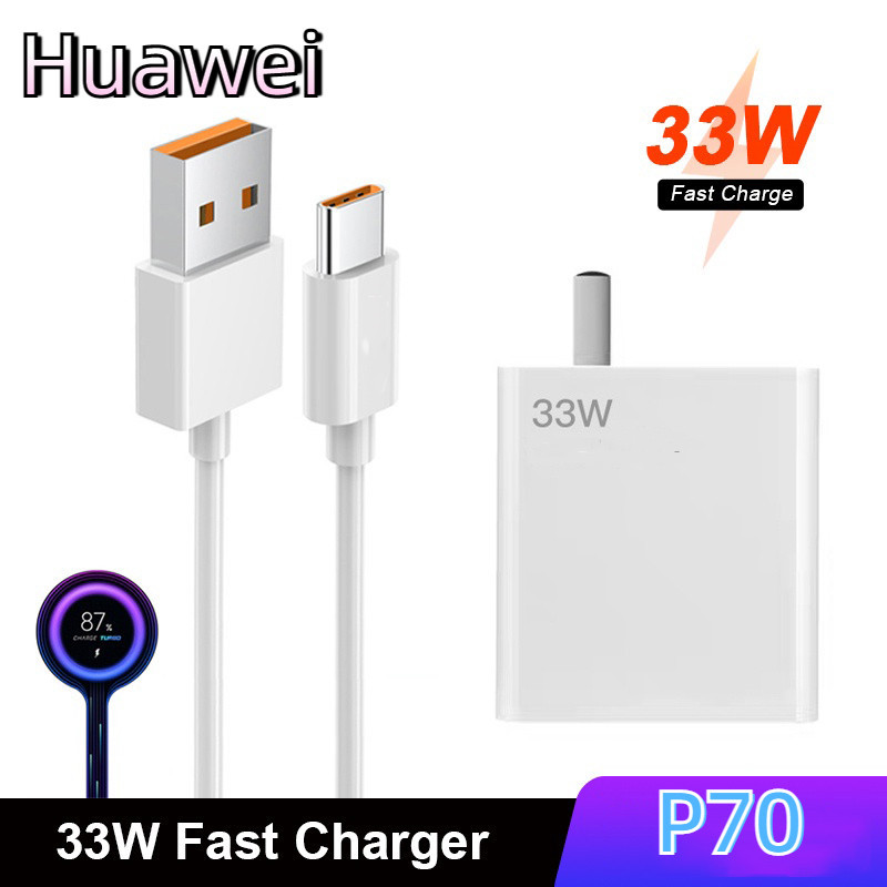 33w Super Fast Charge ประเภท C Micro USB สําหรับ HuaWei P70/P70 Pro P60/P60 Pro P50/P50 Pro P40/P40 Pro/P40 Lite P30/P30 Pro/P30 Lite 1M 2M 2M โทรศัพท์มือถือพอร์ตเครื่องชาร์จประเภท C