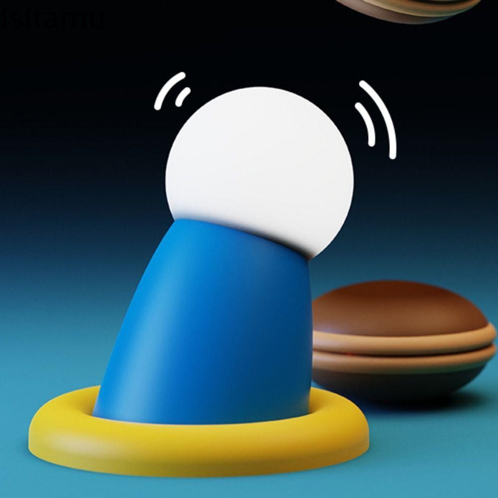 Isitaft Doraemon Night Light, Soft Light Pat Dimming Touch Lamp, ตกแต่ง ABS และซิลิโคนจับเวลา 3 เกียร์ Sleeping Nightlight Desktop