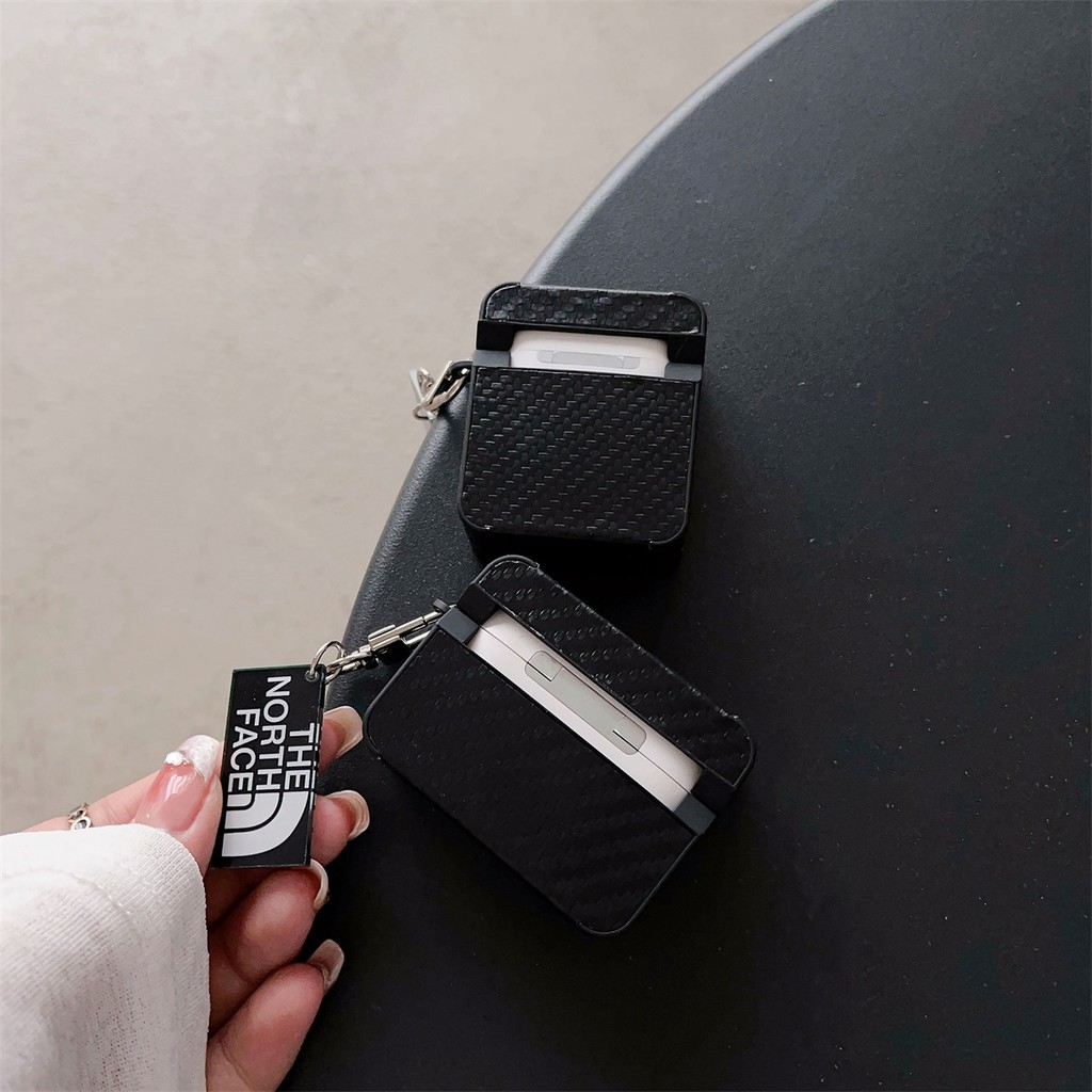 North คาร์บอนไฟเบอร์สแควร์ปกหนังปลอกเชลล์สําหรับ AIRPODS 4ANC PRO3 PRO 1/2/3 เคสป้องกัน - รูปที่ 6