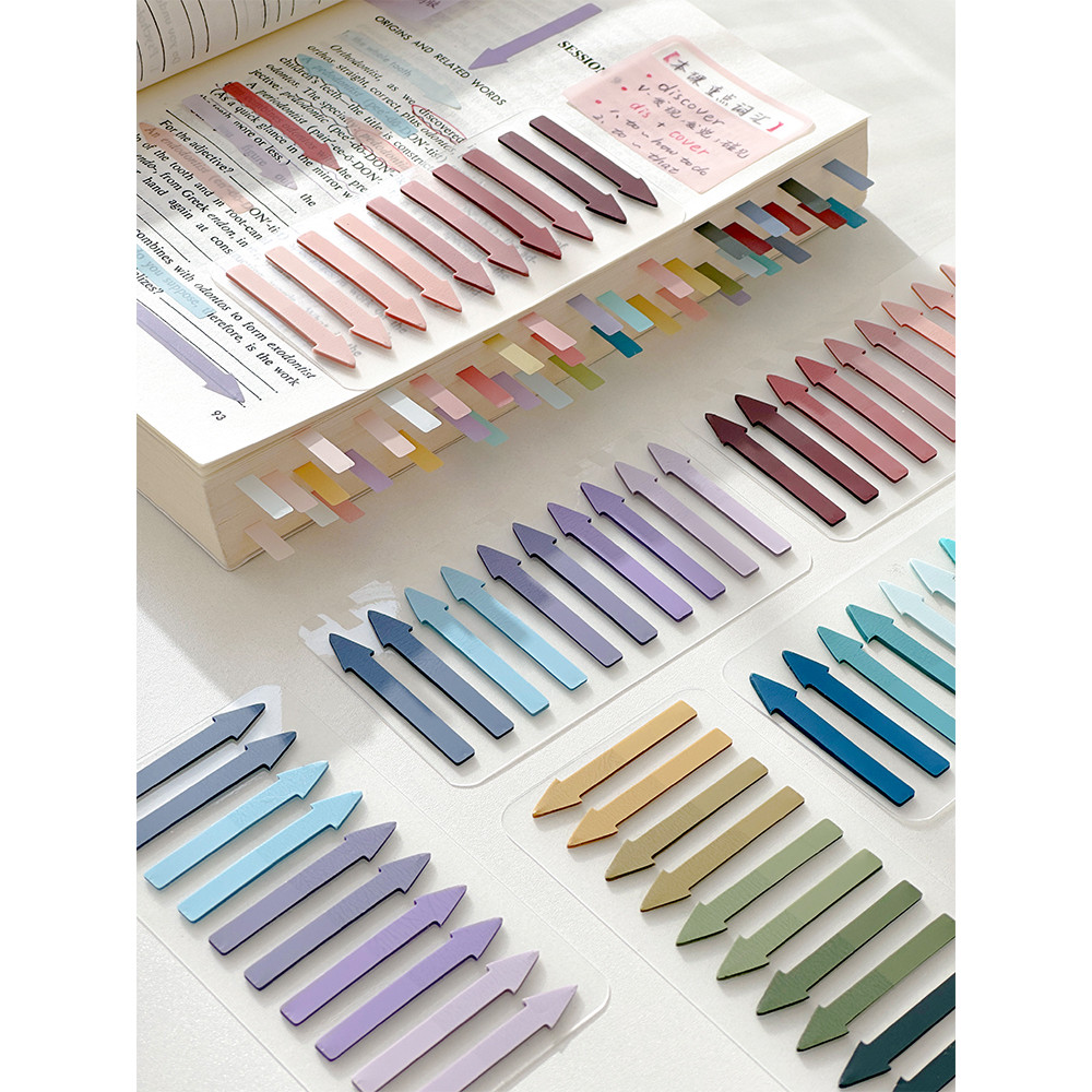 200 ชิ้น/แผ่น, สติ๊กเกอร์ดัชนีการจําแนกประเภท, สติ๊กเกอร์ฉลาก, สติ๊กเกอร์ดัชนีเรืองแสง, ฉลากลูกศร, ส