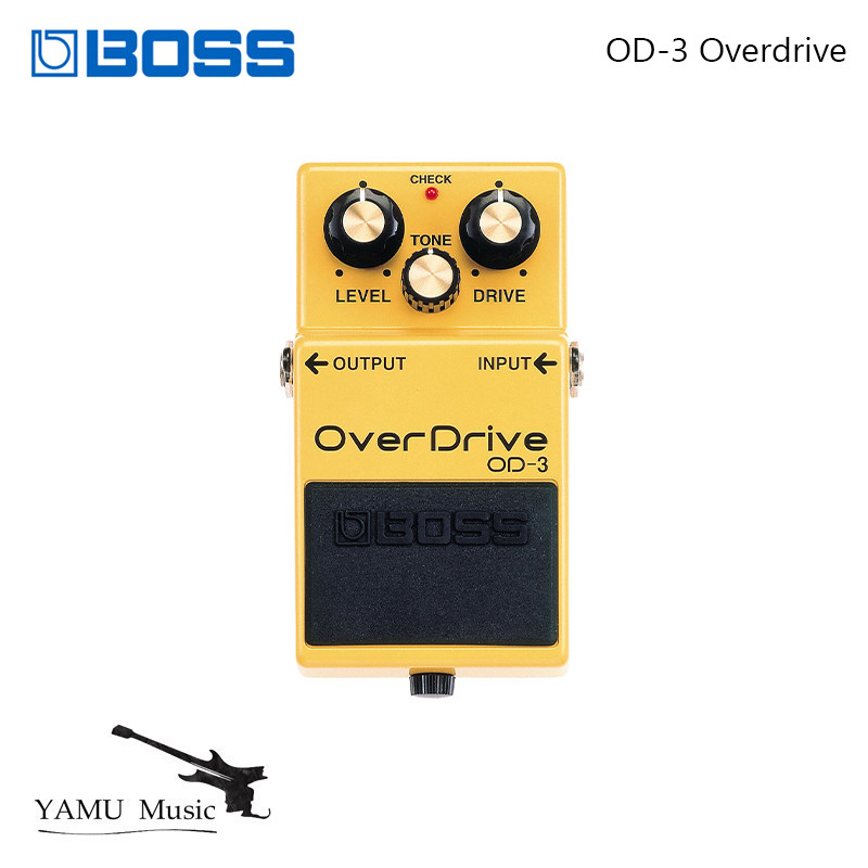 BOSS OD-3 Overdrive Pedal สําหรับกีตาร์และเบสฟรี Bonus Pedal OD 3