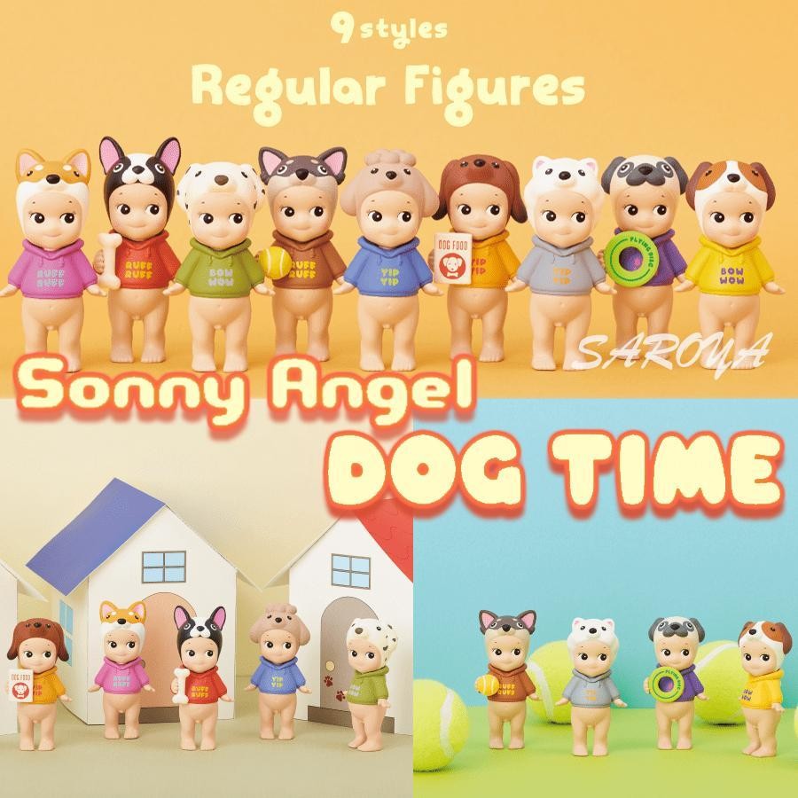 Sonny Angel Mini รูปสุนัข Time Series อะนิเมะตัวเลขเครื่องประดับ Sonny Angel กล่องตาบอด qiazhilth