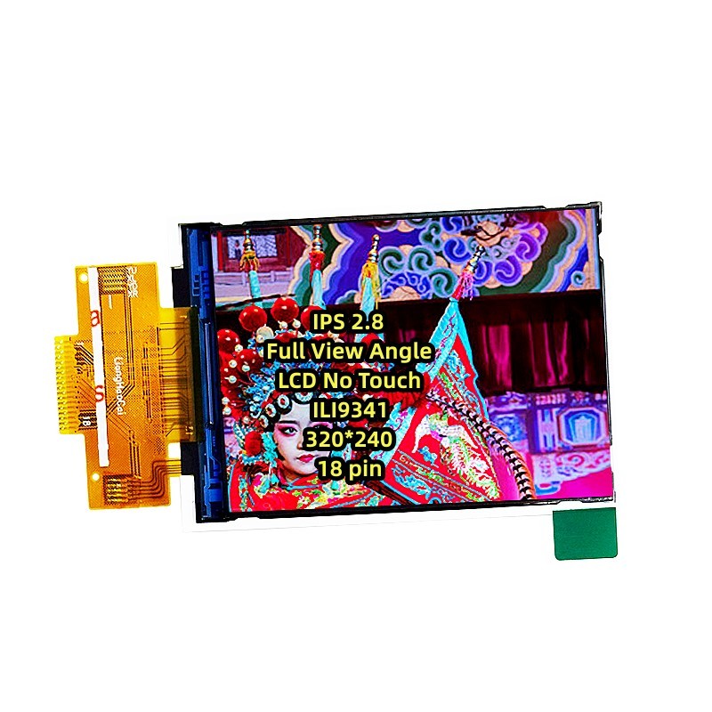 Discount 2.8 Inch IPS LCD No Touch 18 pin Weld Full View ILI9341 DIY Panel Display 100% Factory Sale
