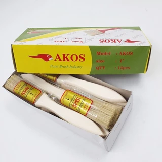 paint brush, wooden handle brush, solid color brush, thick hair, no shedding, easy to use, easy to handle, easy to