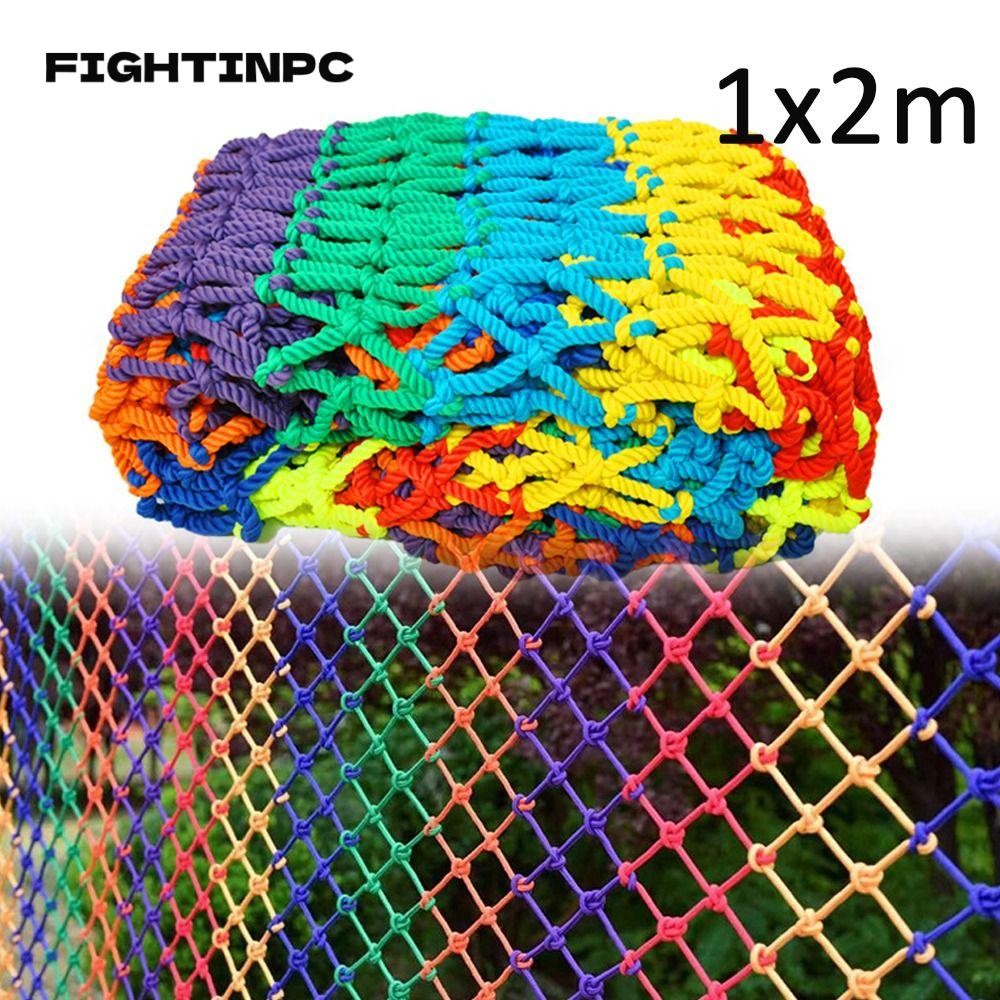 เชือก FIGHTINPC , ตาข่ายสนามเด็กเล่น 5 ซม. รั้วป้องกัน , ระเบียงบันไดรั้วลานตาข่ายไนลอนเด็ก