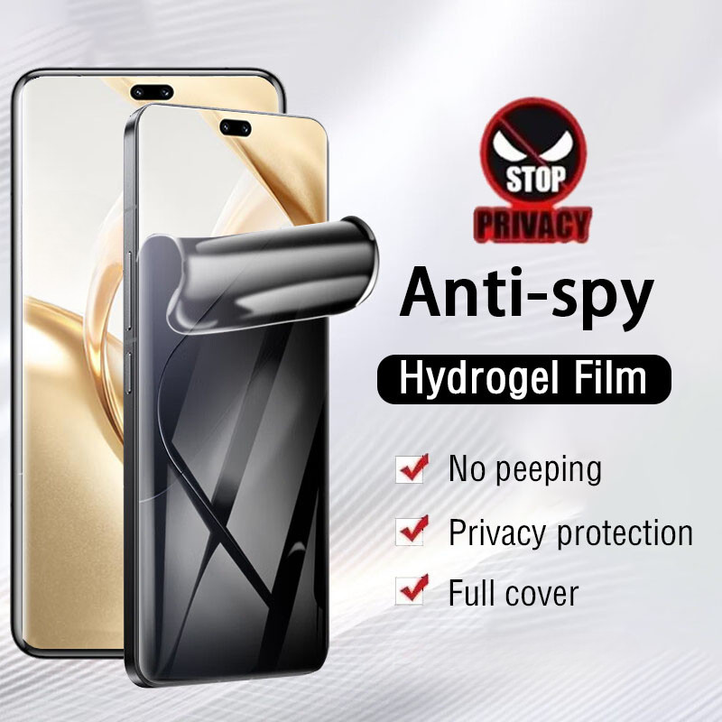 Oppo Reno9Pro Reno8Pro 400D Anti Spy ความเป็นส่วนตัวฟิล์มไฮโดรเจลนุ่มสําหรับOppo Reno9 Reno8 Reno7 R