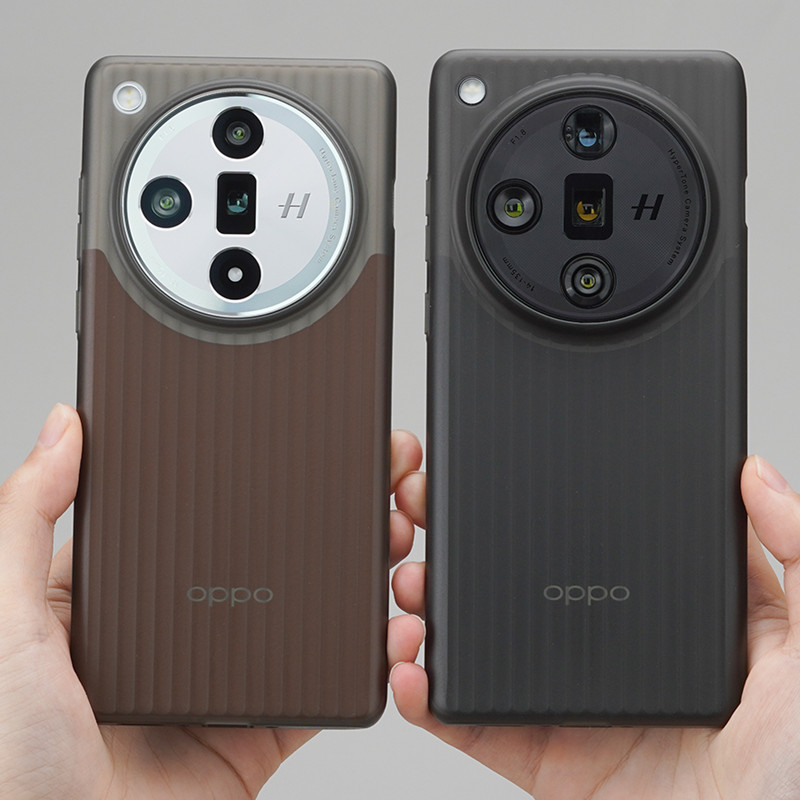 For OPPO Find X7 Ultra X8 Pro Ultra Slim 0.5MM Matte Hard PP Back Case Stripe Clear Cover Corrugated Frosted Funda anti-fingerprint