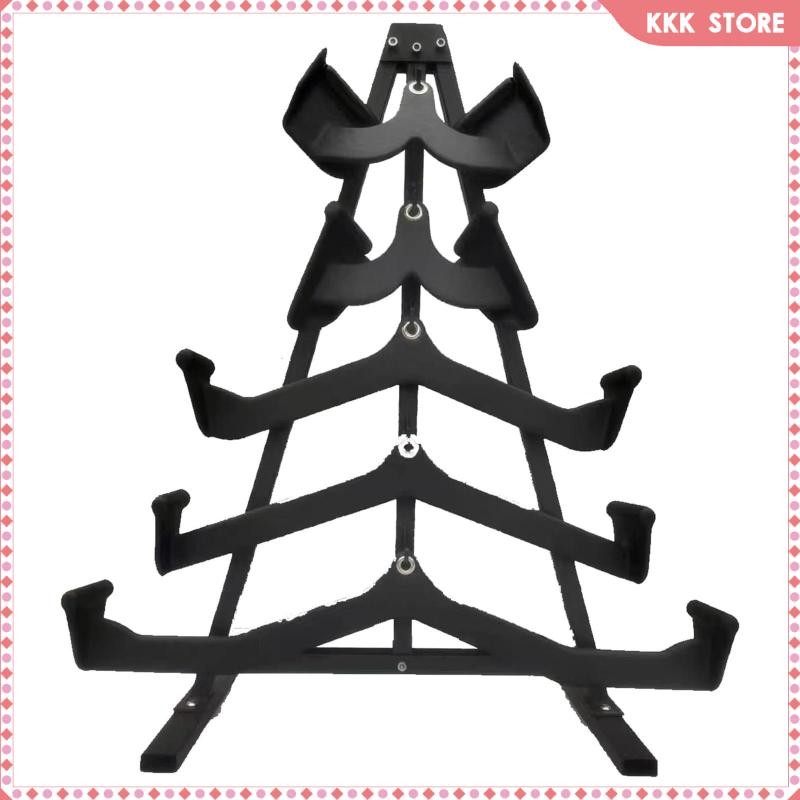 [Wishshopefhx] Pull Down Bar Storage Rack Triangle Stand Accessory for Home Gym Outdoor