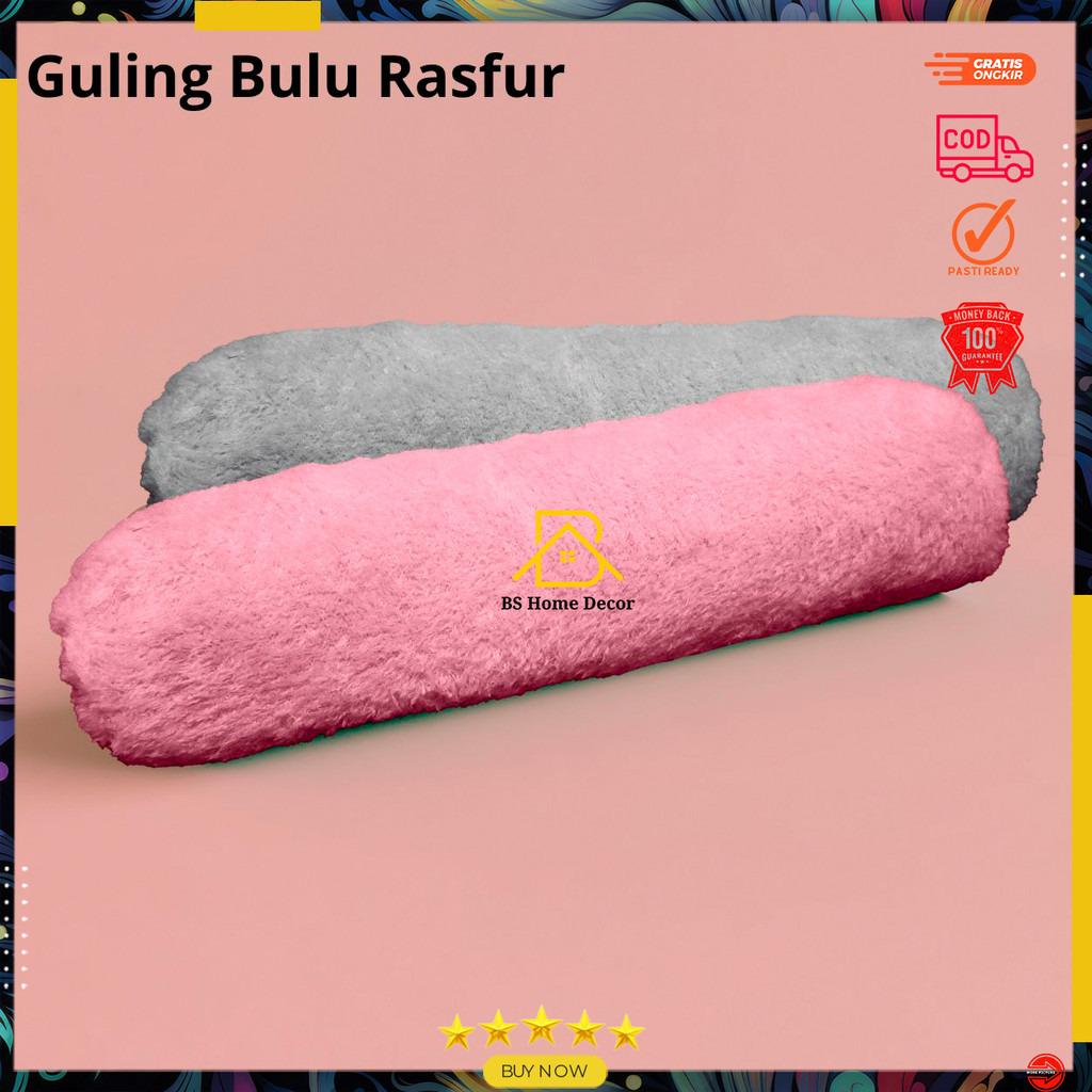 Bs Home Decore - หมอนข้างผู้ใหญ่ Rasfu Fur ธรรมดาแบบนุ่ม