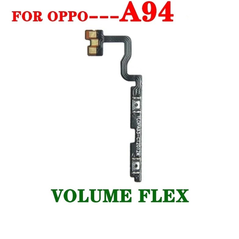 A94 On off ปุ่มปรับระดับเสียงไฟ flex สําหรับ OPPO A94 4G Up Down ปุ่มด้านข้างสายริบบิ้น - รูปที่ 2