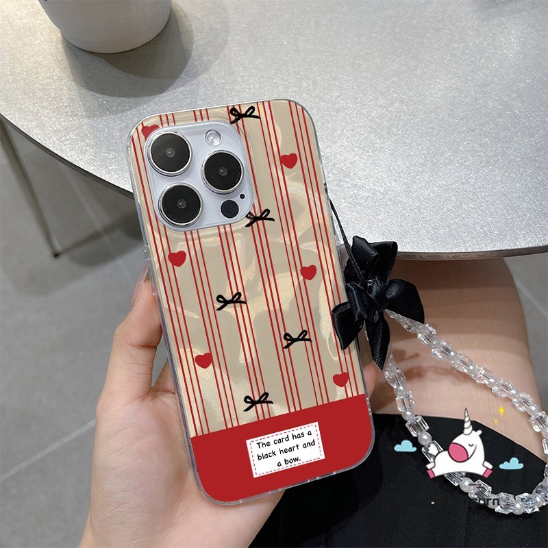 สําหรับoppo A38 A18 A3X A60 A3Pro A57 A15 A5 A7 A9 A17 A12 A31 A74 A16 A76 A54 A77 A5s A58 A3s A98 A31 A53 A78F A17 A33 A16 A16K Loveลายหัวใจน่ารัก เคส