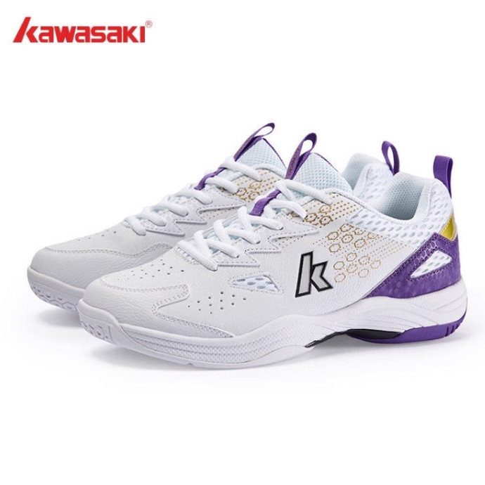 Kawasaki A3307รองเท้าแบดมินตันสำหรับการแข่งขันแบบก้าวกระโดดการฝึกอาชีพ รองเท้ากีฬาผู้ชายและผู้หญิง