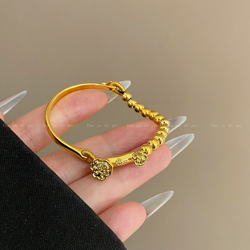 สร้อยข้อมือครึ่งลูกปัดสถานที่ทองเวียดนามของขวัญวันเกิดนักเรียนหญิง