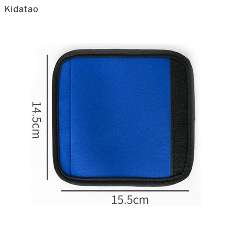 Kidatao สบายกระเป๋าเดินทาง Neoprene กระเป๋าเดินทาง Wrap Grip Soft Imdentifier รถเข็นเด็กที่เท้าแขนฝาครอบป้องกันจับป้องกันใหม่