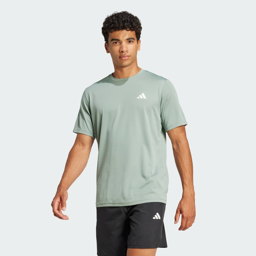 adidas Gym & Training เสื้อยืดเทรนนิง Train Essentials ผู้ชาย สีเขียว JC5193