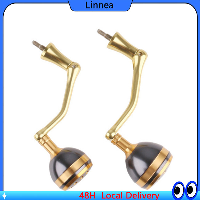 Lin Get Fun Diy Modified Rocker Arm Screw-in Metal Fishing Reel สแตนเลสเกลียว Spinning Wheel Fishing Reel Refitting อุปกรณ์เสริมชนิดบรรจุกล่อง
