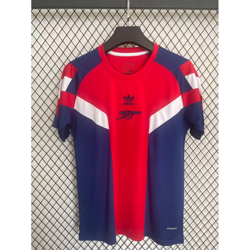 24-25 Arsenal เสื้อยืดรุ่นพิเศษเสื้อฟุตบอล S-XXL ผู้ใหญ่แขนสั้นแห้งเร็วเสื้อกีฬาฟุตบอล AAA