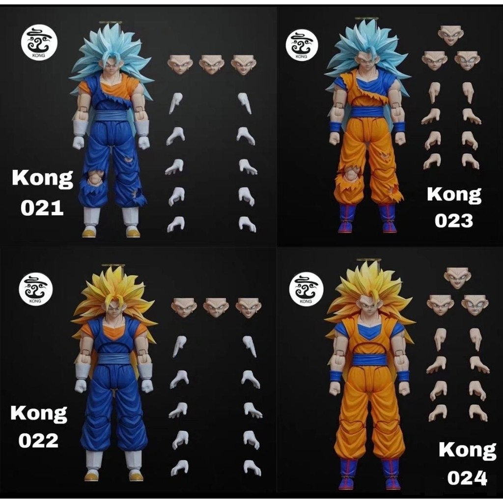 โมเดล Goku Super Three Vegeta Super 3 Blue Dragon Ball SHF3.0 021-024