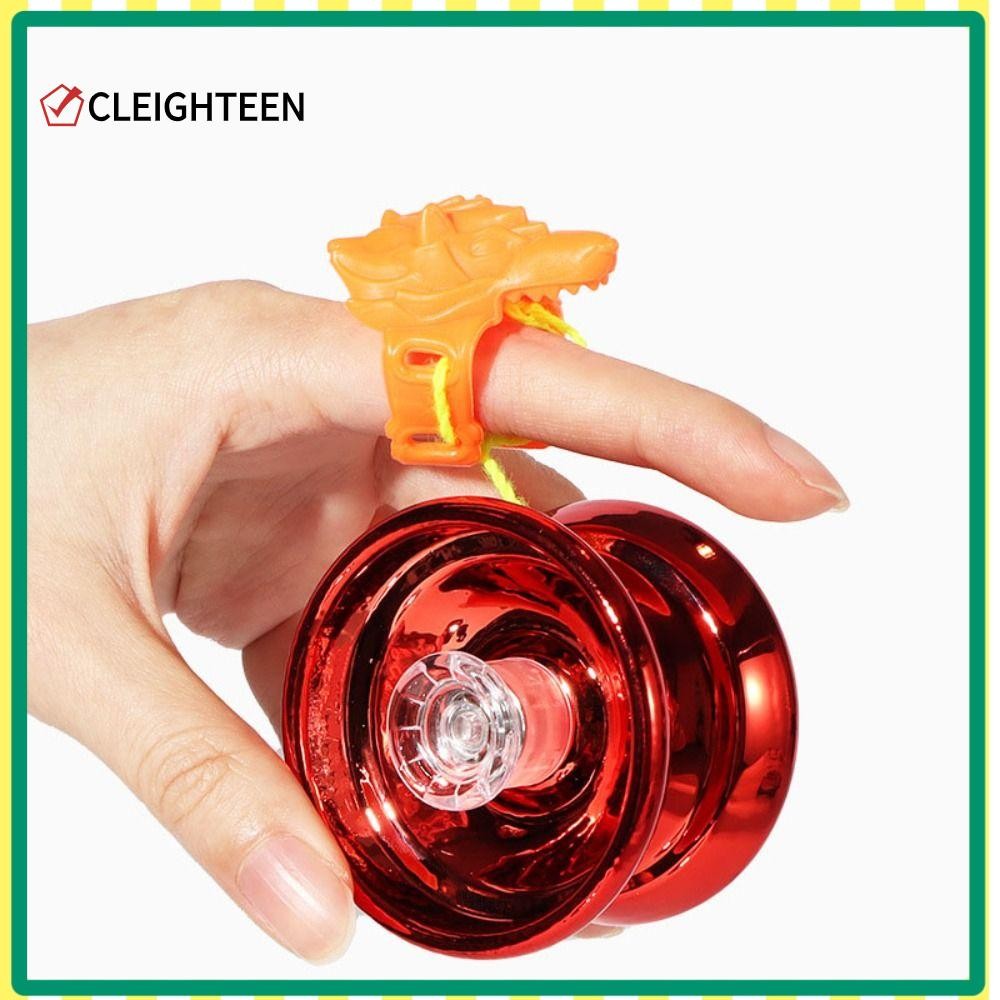 Cleighteen Yoyo Toys, Alloy Anti Drop 1A Yoyo Ball, Hot Beginner Ring Three Bearings Dead Sleep Yoyo Children