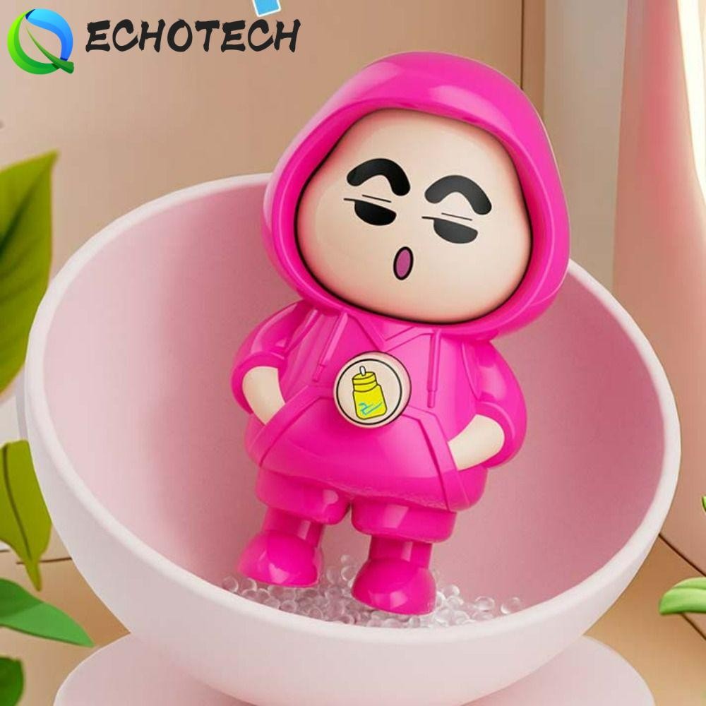 Echotech ของเล่นแต่งหน้าหน้าชินจัง,งานฝีมือ DIY พร้อมพวงกุญแจตุ๊กตาเปลี่ยนหน้าเครยอนชินจัง,รุ่นสะสมพลาสติกสไตล์จีนมินิเปลี่ยนหน้าของเล่นตุ๊กตาคริสต์มาส