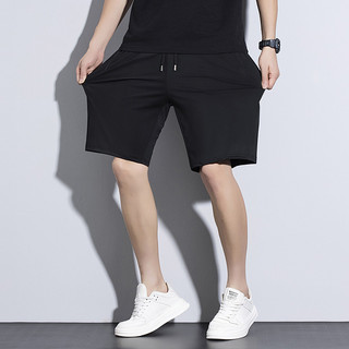 DISAI Celana Pendek Pria Saku Ritsleting Sport Olahraga Ice Silk Fabric Keren Bernapas Shorts K9005